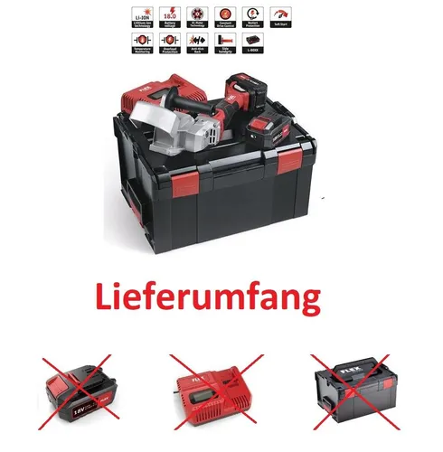 FLEX Akku-Rinnenträger-Einlassfräse 18,0 V RFE 40 18.0-EC/5.0 Set - Fräsen, kabellose Flexibilität und präzise Fräsarbeiten dank leistungsstarkem 18,0 V Akku.