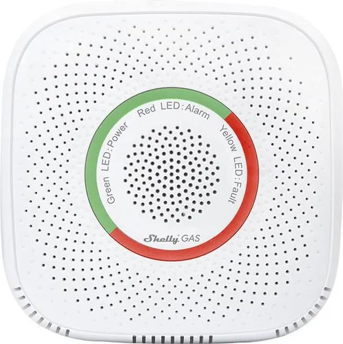Shelly GAS CNG Gassensor für Erdgas Wi-Fi - Zertifizierter Gaswarnsensor für höchste Sicherheit. Erkennt selbst kleinste Gaslecks und schützt dein Zuhause und deine Familie zuverlässig.