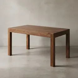 Massivholz Esstisch NAKO | Handgefertigter Küchentisch aus Sheesham | Dunkelbraun 140x80 cm - Esstische aus Massivholz Sheesham, handgefertigt mit markanter Naturmaserung. Ideal für Esszimmer, pflegeleicht und langlebig dank Klarlack-Finish.