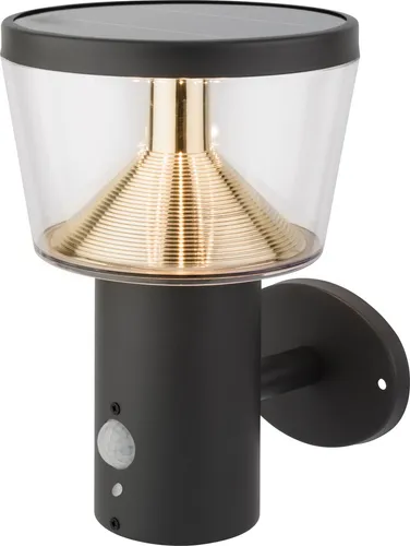 Solar LED Wandlampe mit Bewegungssensor – Edelstahl 17x23cm - Elegante Solar LED Wandleuchte mit Bewegungsmelder für den Außenbereich. Bietet bis zu 8 Stunden Betriebszeit und 600 Lumen warmweißes Licht. Ideal für Garten, Terrasse und Eingangsbereiche.