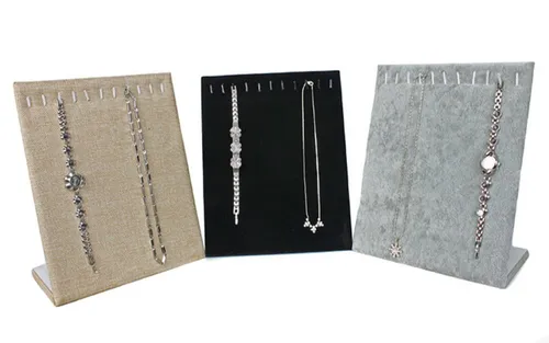 Yudu Schmuckständer Kettenhalter Uhrenständer Schmuckständer Armband-Ständer mit 11 Haken