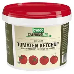 Byodo Tomatenketchup DLG gold prämiert 5kg - Ketchup für Gastronomen, mit 75% Tomatenanteil für einen intensiven, fruchtigen Geschmack. Ideal zu Gegrilltem, Pommes und Würstchen.