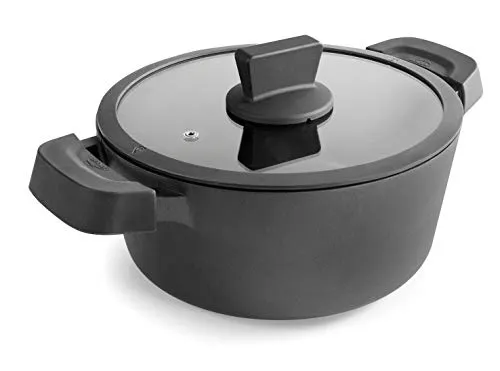 Lacor 27524 Titanium Pro Antihaft-Kasserolle 24 cm