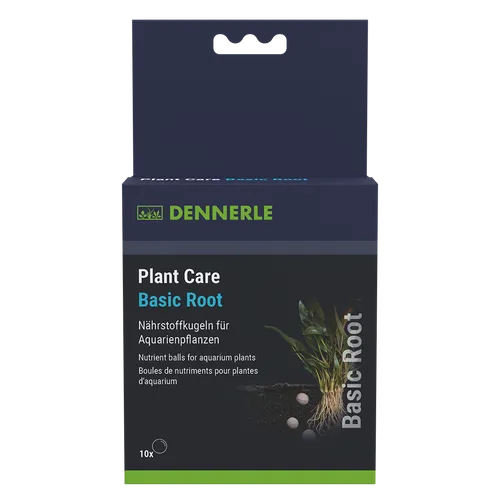Dennerle Plant Care Basic Root - 10 Nährstoffkugeln für Aquarienpflanzen, optimales Wurzelnährstoffdepot für gesundes Pflanzenwachstum