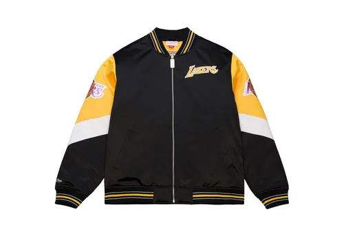 Mitchell & Ness Collegejacke Heavyweight Satin NBA Los Angeles Lakers