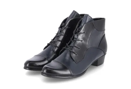 Kaerlek Damen Ankle Boots - Schnürstiefeletten aus Glattleder - Wanderschuhe mit Reißverschluss für einfaches An- und Ausziehen und rutschhemmender Sohle für optimalen Halt. Ideal für stilvolle Looks im Alltag oder Büro.