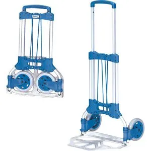 Fetra Sackkarre Paketroller 1732 - klappbar, Tragkraft 125kg, Vollgummireifen und 10 Jahre Herstellergarantie