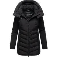 MARIKOO Tivaa Winterjacke Damen, Gr. L, schwarz in schwarz von Marikoo