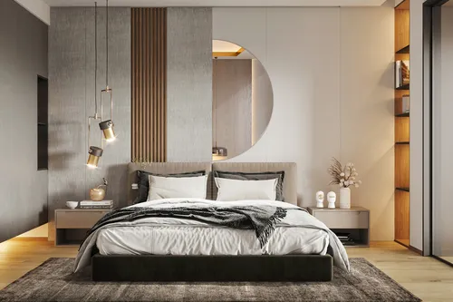 cm Halbrund Wandspiegel Boho Loft - Moderne halbkreisförmige Spiegel für Wohnzimmer und Schlafzimmer, kratzfest und mit einer Breite von 80 cm - ein stilvolles Highlight für jeden Raum.