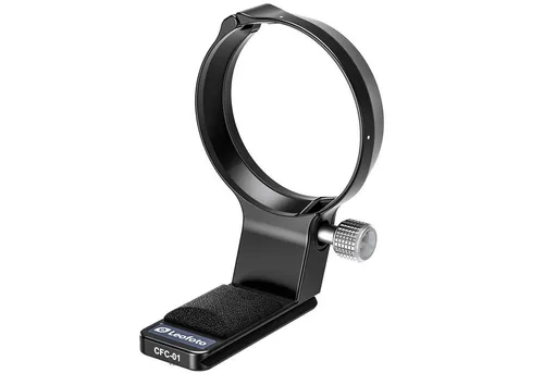 Leofoto CFC-01 Objektivfuß für Canon RF 100-500mm - Stativzubehör für Canon RF 100-500mm, mit Arca-Swiss-Kompatibilität für schnelle Montage und ergonomischem Silikongriff für optimalen Komfort beim Fotografieren.