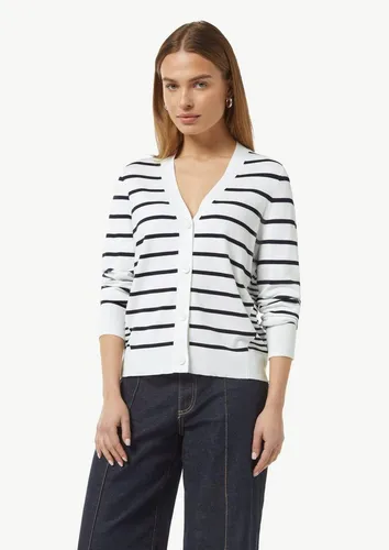 comma Cardigan Strickjacke Strickjacke mit variierendem Streifenmuster