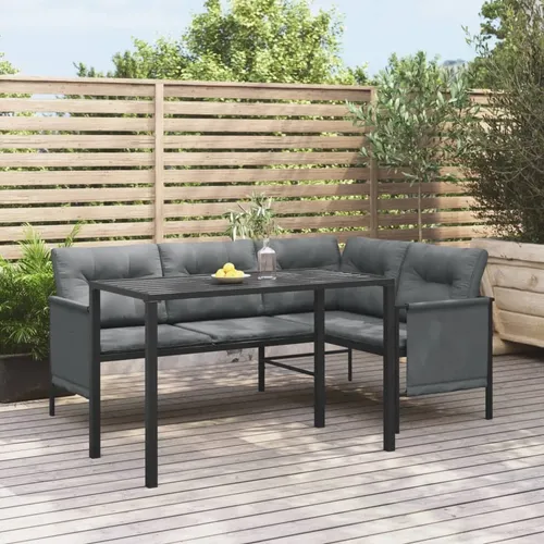 Maison Exclusive Garten-Esstisch Anthrazit 110x54x70 cm
