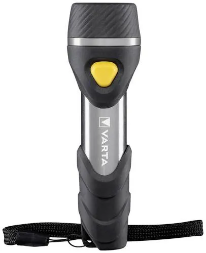 Varta Day Light Multi LED F10 Taschenlampe – 20 Lumen - Robuste batteriebetriebene Taschenlampe mit 20 Lumen und 8 Stunden Laufzeit. Ideal für den täglichen Einsatz, leicht und handlich mit sicherem Halt dank gummierter Elemente.