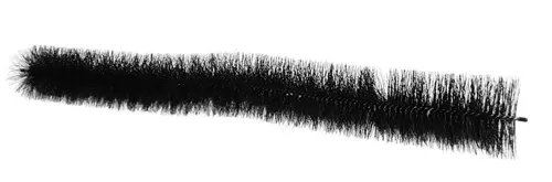 BURI Dachrinnenreiniger Dachrinnenbürste 100cm Ø12cm Dachrinnenraupe Laubschutz Marderschutz R