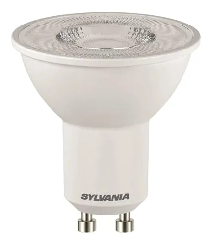 SYLVANIA GU10 LED Warmweiß 4W | großer Abstrahlwinkel 110° | 10er Pack | GU10 45W Ersatz | 3000K | Leuchtmittel 320 lm
