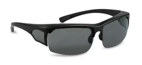 Polarisierende Überbrille - mit Wechselgläsern in Gelb 40% , eckig - in Schwarz