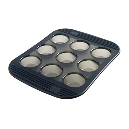 Mastrad Mini-Muffin Backform - Silikonform für 9 Mini-Muffins, flexibel und antihaftbeschichtet für einfaches Herauslösen und perfekte Backergebnisse.