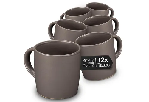 Moritz & Moritz Tasse 12tlg NORDIC Grau von Moritz & Moritz