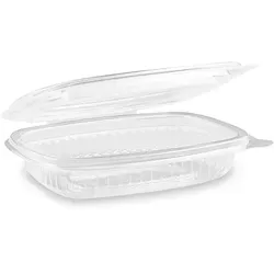 Feinkostbecher (PP) mit Deckel oval klar 125ml [50 St.]