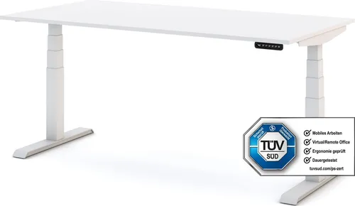 ASSMANN Büromöbel Schreibtisch PITINO - Kinderschreibtisch, elektrisch höhenverstellbar von 520–1210 mm, ideal für die ganze Familie und fördert ergonomisches Arbeiten.