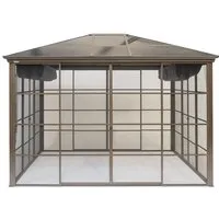 Ambia Garden Pavillon, Metall, 362x283x297 cm