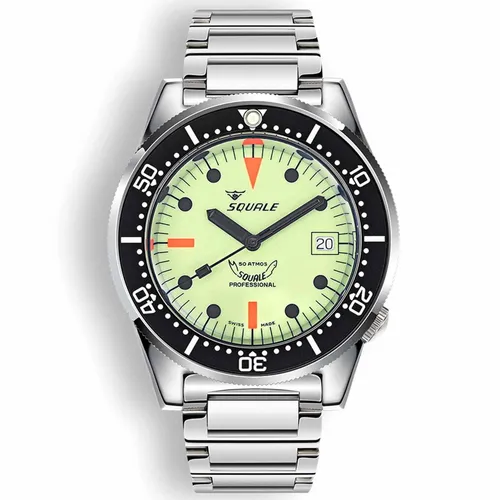 Squale 1521FULL.SQ20L Herren Klassische Taucher Automatik Uhr
