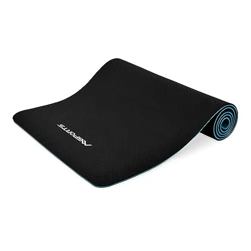 MSPORTS Yogamatte Premium 183 x 61 x 0,8 cm – Hautfreundliche Fitnessmatte in verschiedenen Farben - Die Msports Yogamatte ist ideal für Zuhause und im professionellen Einsatz. Sie ist rutschfest, gelenkschonend und pflegeleicht – perfekt für Yoga, Pilates und Gymnastik.
