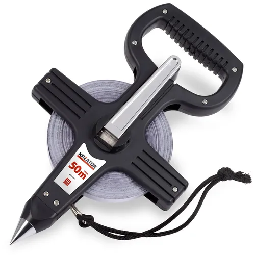 Rollmaßband 50m Stahlband ergonomischen Handgriff Maßband 50m Länge Handgrif ergonomisch - Maßband 50m