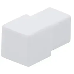 Eckstücke für Quadratprofil PVC weiß (H= 11 mm)