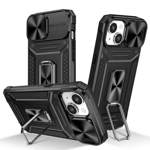 König Design Hülle, Handyhülle für Apple iPhone 15 Plus Case Ultra Dünn Slim, Kratzfest Case Schutzhülle Hülle für Apple iPhone 15 Plus (Schwarz)