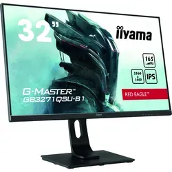 Iiyama G-Master GB3271QSU-B1 - 32 Zoll WQHD Gaming Monitor, 165Hz IPS-Panel mit Höhenverstellung und AMD FreeSync für ruckelfreies Gaming