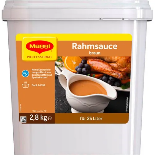 Maggi Rahm Sauce braun (2,8 kg) von Maggi