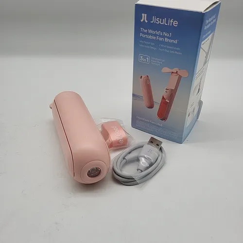 JISULIFE Mini Handventilator in pink von JISULIFE