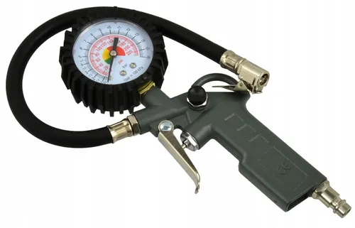 KFZ Reifenfüllpistole Luftdruckprüfer Druckluft Reifenfüller 16 bar Aluminium