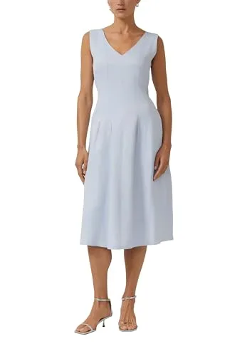 s.Oliver Black Label Damen Kleid 2178319 5018 Blue Größe 38 in blau von s.Oliver