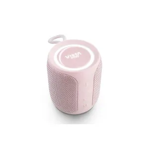 Vieta Pro Groove Bluetooth Lautsprecher 20W pink - Tragbare Lautsprecher mit kraftvollem 20-Watt-Sound, wasserdicht (IPX7) und bis zu 12 Stunden Akkulaufzeit – ideal für Poolpartys oder unterwegs.