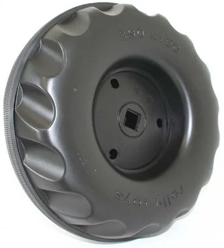 rolly toys® Trettraktor mit Hinterrad 390x150 - Zubehör für Kinderfahrzeuge, ideal für Kinder ab 3 Jahren, sicher und stabil für stundenlangen Spielspaß im Freien.