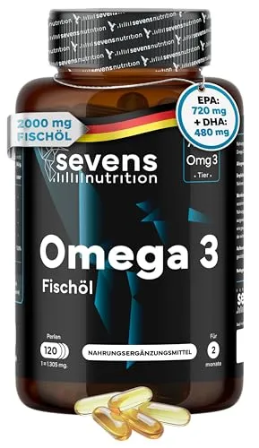 Omega 3 2000 mg Premium | Omegatex® | Weiche Gel-Kapseln