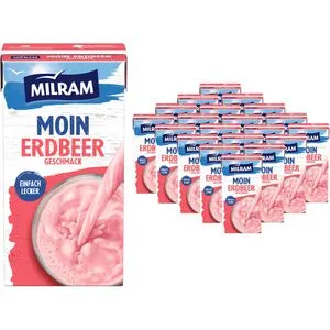 MILRAM H-Erdbeer Drink, 20er Pack (20 x 500 ml)