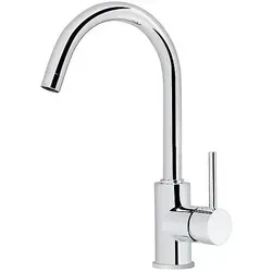 Spültischmischer Salsa Compact, Niederdruck, Schwenkauslauf, Ausladung 182 mm, verchromt - 93 168 18