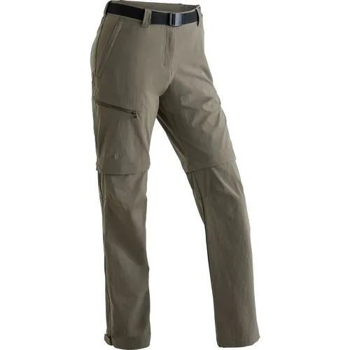 Maier Sports Nata Wanderhose Teak (M10780) - Damen Wanderhose mit 4-Wege-Stretch für höchste Bewegungsfreiheit, schnell trocknend und umweltfreundlich imprägniert. Ideal für Outdoor-Aktivitäten und wandelbar zur Bermuda.