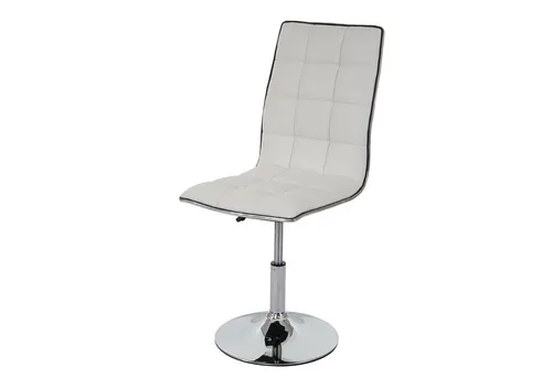 PROREGAL® Esszimmerstuhl - Eleganter Drehstuhl in Weiß mit 360°-Drehfunktion - Moderne Stühle für Esszimmer und Homeoffice, stufenlos höhenverstellbar und mit extrahoher Rückenlehne für maximalen Komfort und stilvolles Design.