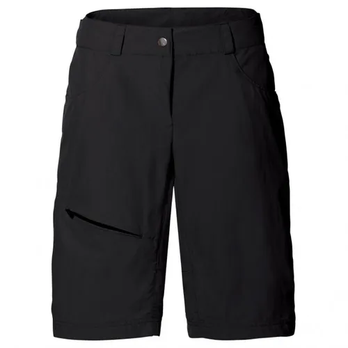 VAUDE Women's Tamaro Shorts II - Atmungsaktive Fahrradshorts für Damen mit Innenhose - Kurze Radhosen mit herausnehmbarer Innenhose und nahtlosem Sitzpolster für optimalen Komfort. Ideal für anspruchsvolle Biker, die Funktionalität und Nachhaltigkeit schätzen.