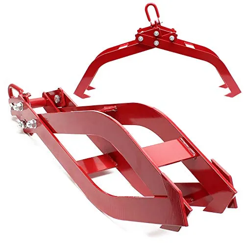 Holzzange Rückezange Verladezange Holzgreifer - Zangen-Set mit max. 1500 kg Tragfähigkeit, ideal für den Einsatz mit Forstseilwinden und zum sicheren Greifen von Holz