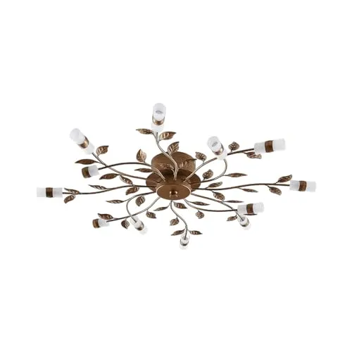Lindby LED Deckenleuchte Bentas 12-flammig in bronze von Lindby