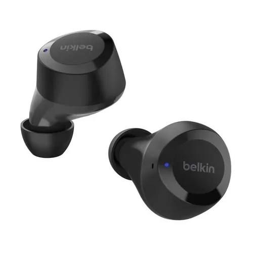 Belkin SoundForm Bolt Wireless In-Ear Kopfhörer - Schwarz, Hi-Fi-Sound mit bis zu 28 Stunden Akkulaufzeit und IPX4 Wasserschutz