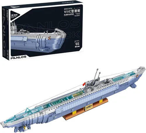 Produktbild Panlos 628011 VIIC Submarine U-552 Klemmbaustein Set – 6712 Teile