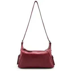 FredsBruder My Bestie Umhängetasche Leder 36 cm  rot