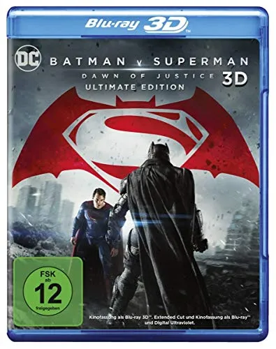 Batman v Superman: Dawn of Justice 3D + 2D / Ultimate Edition # 3-BLU-RAY-NEU