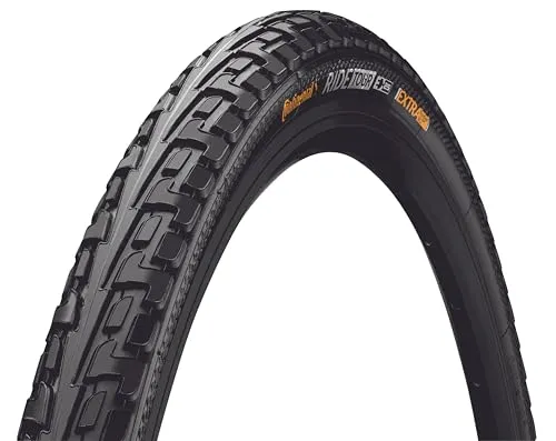 Continental Ride Tour Reifen - 28 Zoll - Schwarz - Fahrradreifen, ideal für Touren und Freizeit, bietet hervorragenden Grip und Komfort auf verschiedenen Untergründen.